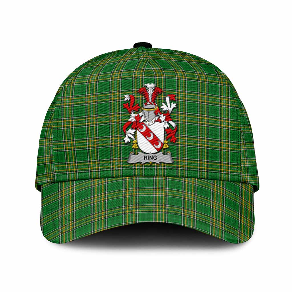 Ring Irish Clan Tartan Classic Cap with Coat of Arms