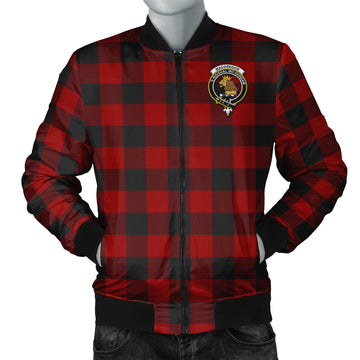 Rob Roy Macgregor Tartan Bomber Jacket with Family Crest