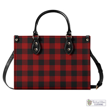 Tartan Vibes Clothing Rob Roy Macgregor Tartan Luxury Leather Handbags