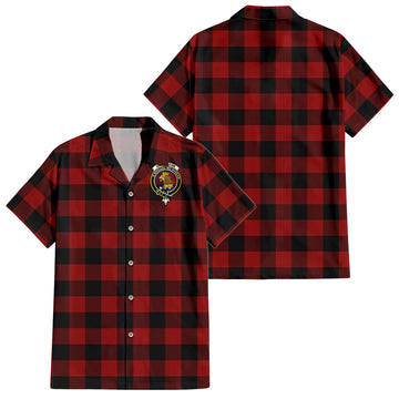 Rob Roy Macgregor Tartan Hawaiian Shirt with Family Crest