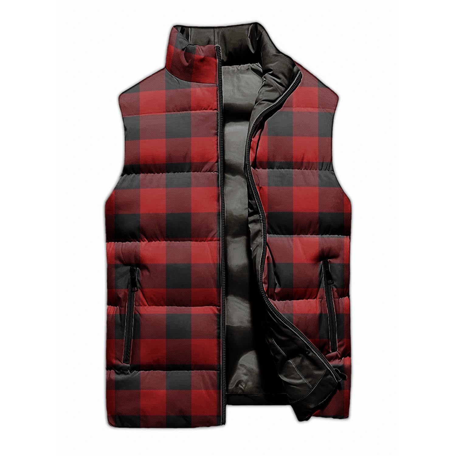 Rob Roy Macgregor Tartan Sleeveless Puffer Jacket - Tartanvibesclothing