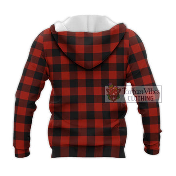 Rob Roy Macgregor Tartan Knitted Hoodie with Family Crest DNA In Me Style - Tartanvibesclothing Shop