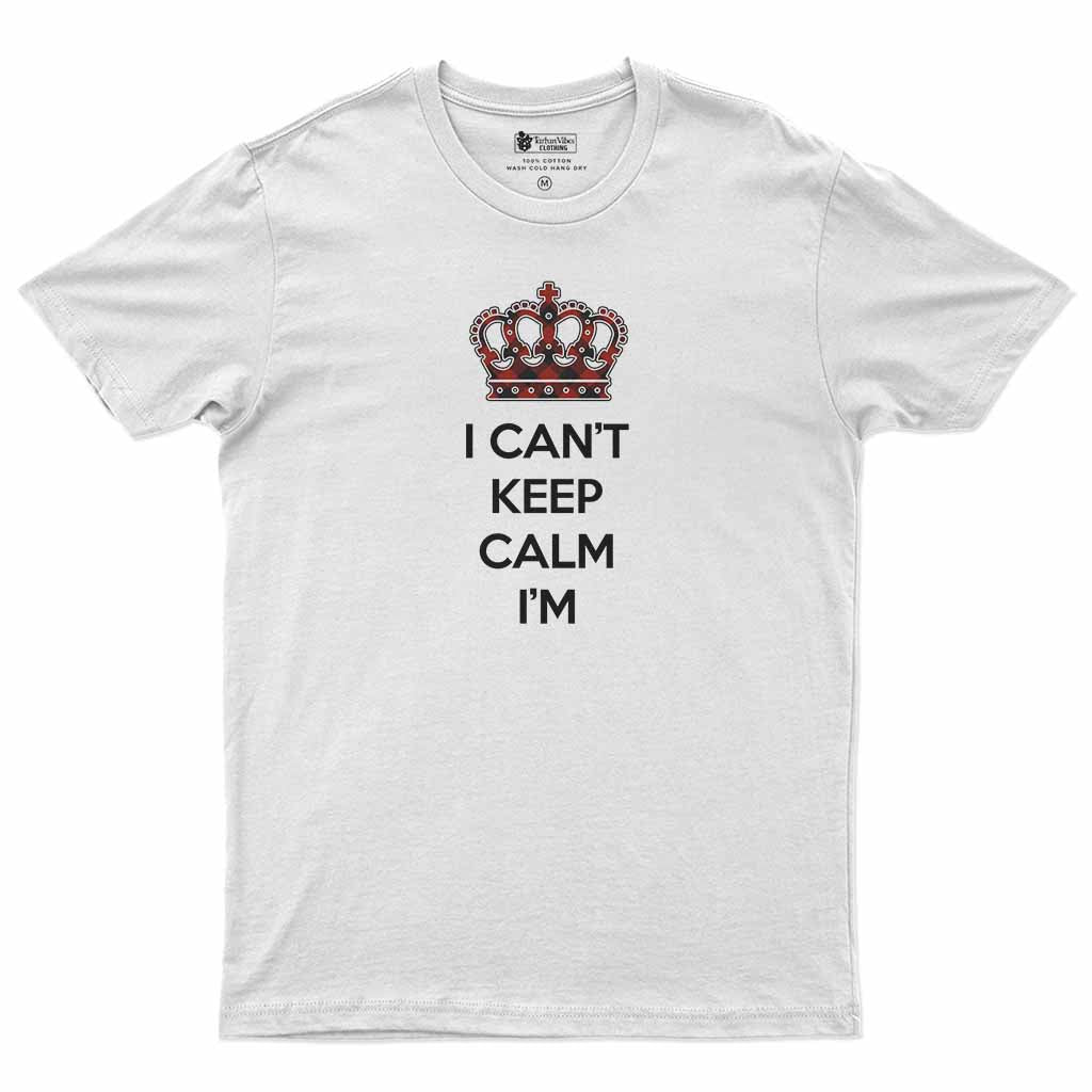 Rob Roy Macgregor Can't Keep Calm Men's T-Shirt White - Tartan Vibes Clothing