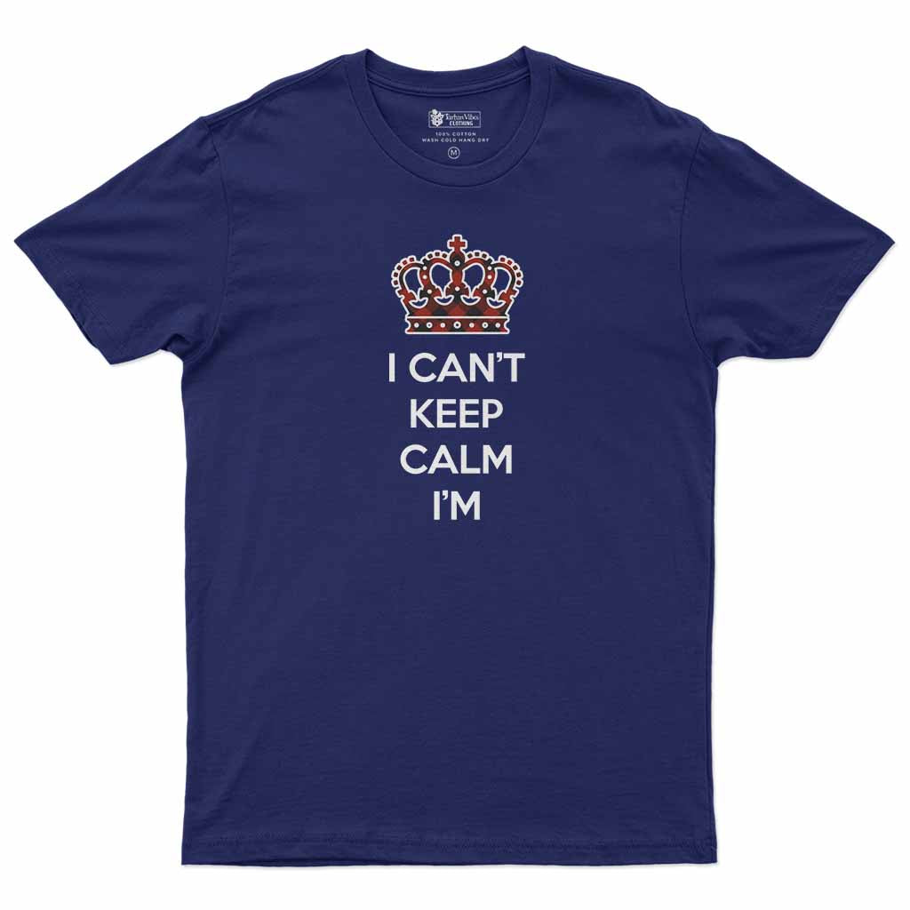 Rob Roy Macgregor Can't Keep Calm Men's T-Shirt Navy - Tartan Vibes Clothing