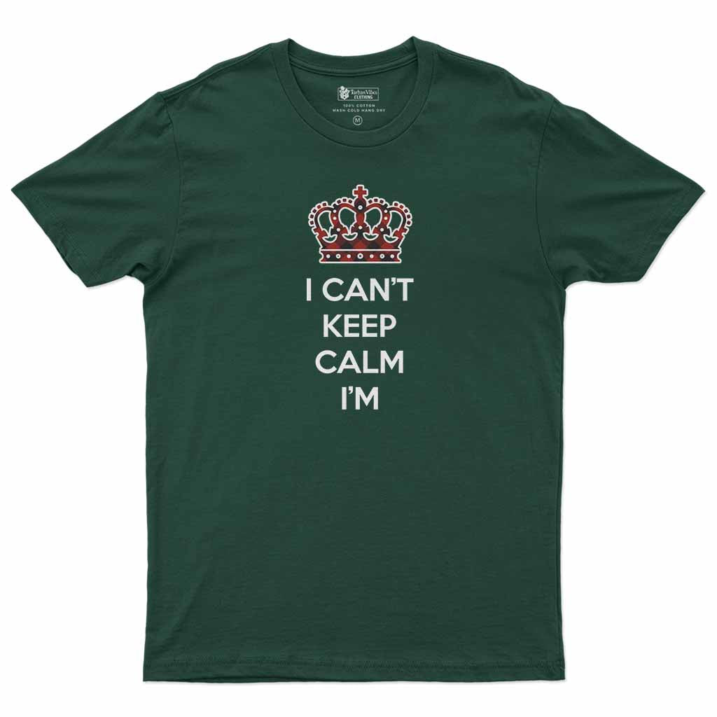 Rob Roy Macgregor Can't Keep Calm Men's T-Shirt Forest Green - Tartan Vibes Clothing