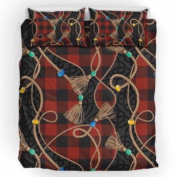Rob Roy Macgregor Scottish Tartan Twisted Ropes Stylized Bedding Set UK Bedding Set UK King 91*87 inch - Tartan Vibes Clothing