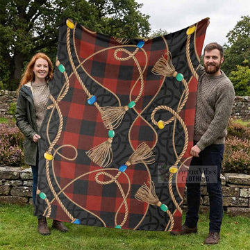 Rob Roy Macgregor Scottish Tartan Twisted Ropes Stylized Blanket