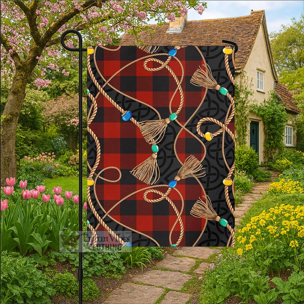 Rob Roy Macgregor Scottish Tartan Twisted Ropes Stylized Garden Flag - Tartan Vibes Clothing