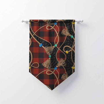 Rob Roy Macgregor Scottish Tartan Twisted Ropes Stylized Gonfalon Chevron - Tartan Vibes Clothing