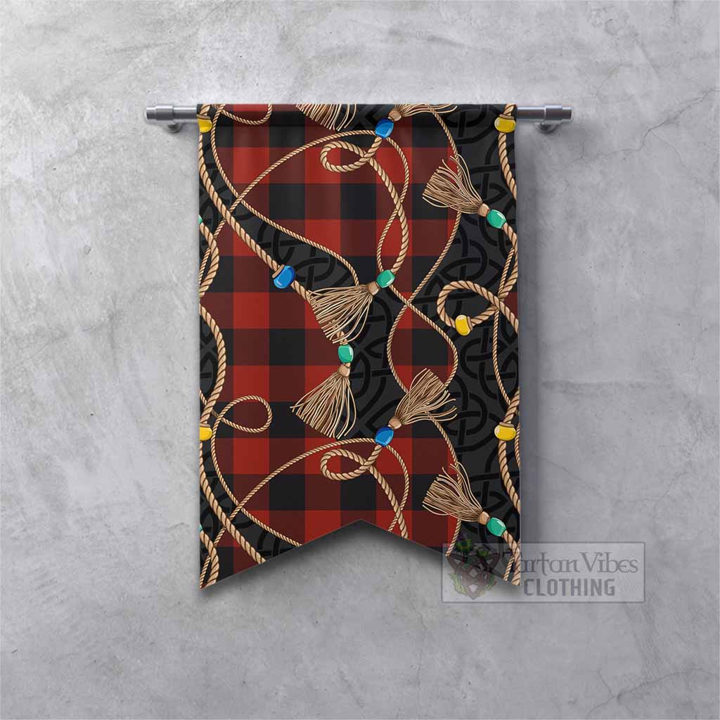 Rob Roy Macgregor Scottish Tartan Twisted Ropes Stylized Gonfalon Fishtail - Tartan Vibes Clothing