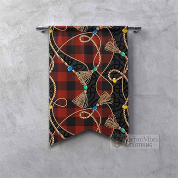 Rob Roy Macgregor Scottish Tartan Twisted Ropes Stylized Gonfalon Fishtail - Tartan Vibes Clothing