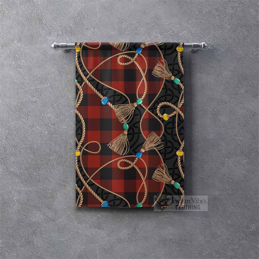 Rob Roy Macgregor Scottish Tartan Twisted Ropes Stylized Gonfalon Rectangle - Tartan Vibes Clothing