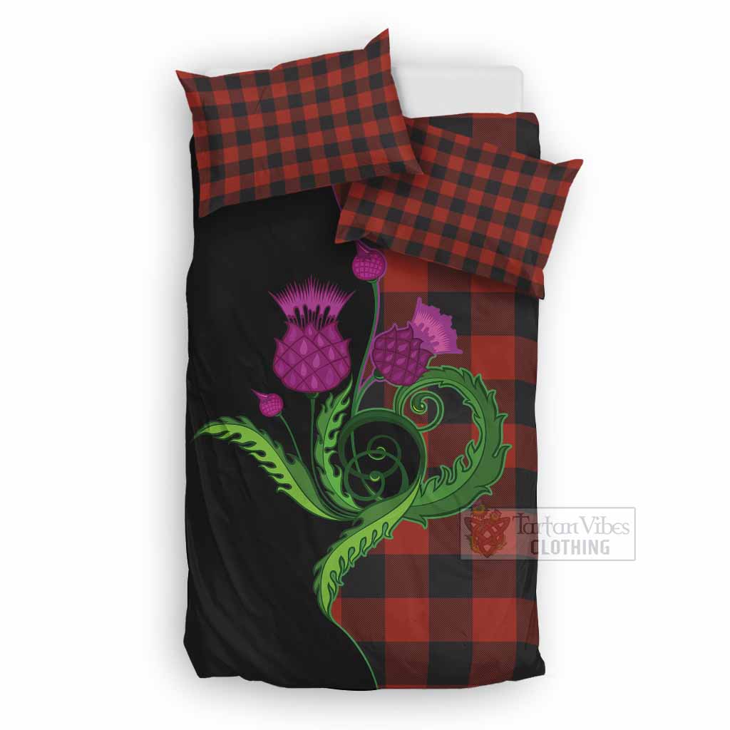 Rob Roy Macgregor Tartan Bedding Set Traditional Scottish Thistle UK Bedding Set UK Double 79*79 inch - Tartan Vibes Clothing