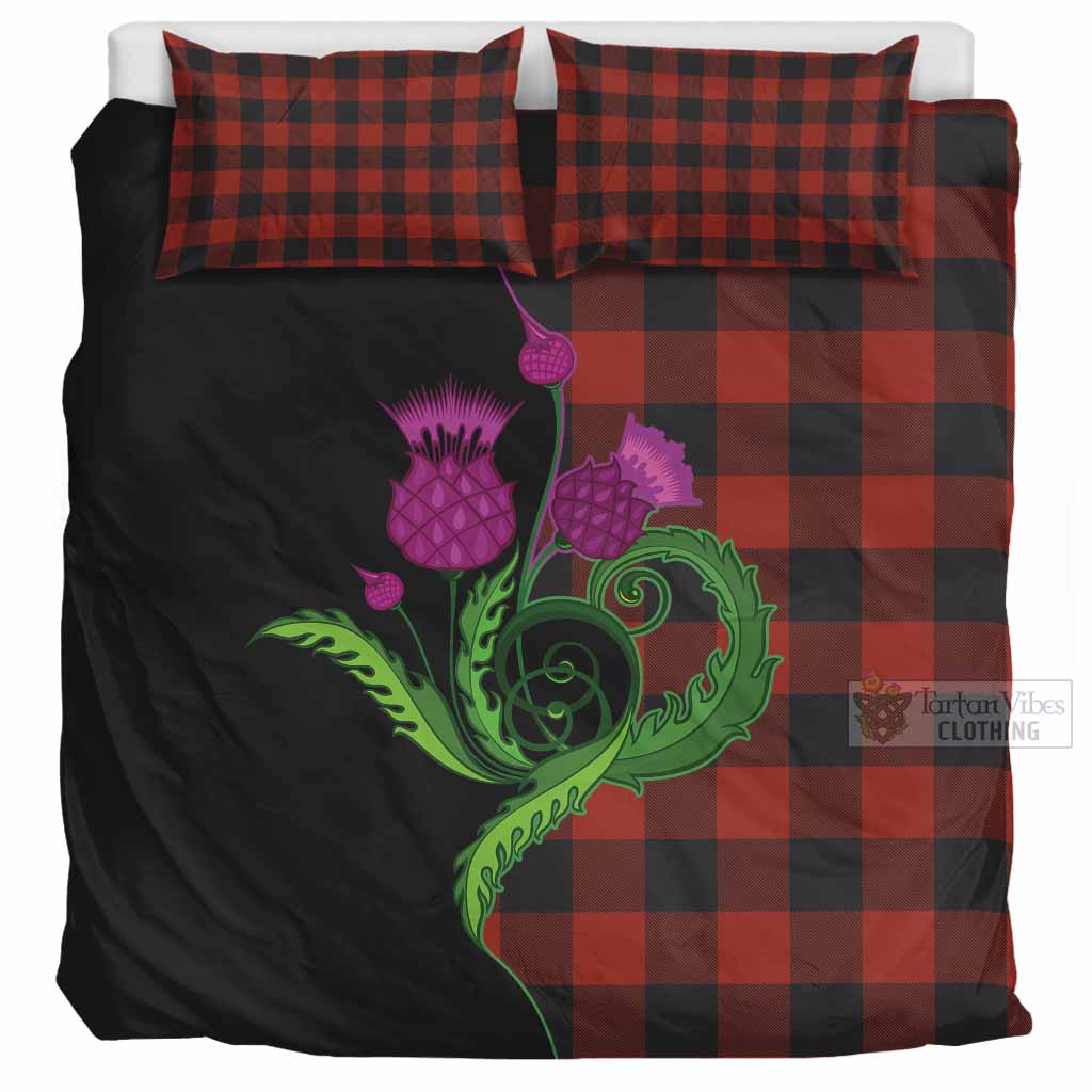 Rob Roy Macgregor Tartan Bedding Set Traditional Scottish Thistle UK Bedding Set UK Super King 104*94 inch - Tartan Vibes Clothing