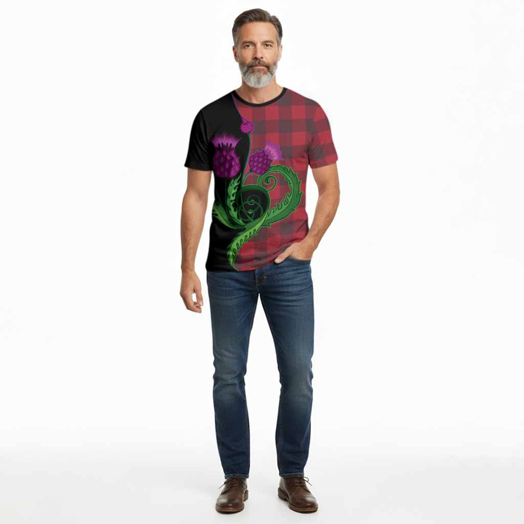 Rob Roy Macgregor Tartan Cotton T-shirt Traditional Scottish Thistle