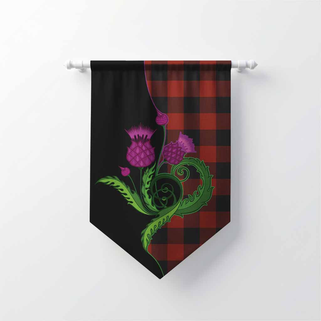 Rob Roy Macgregor Tartan Gonfalon Traditional Scottish Thistle Chevron - Tartan Vibes Clothing