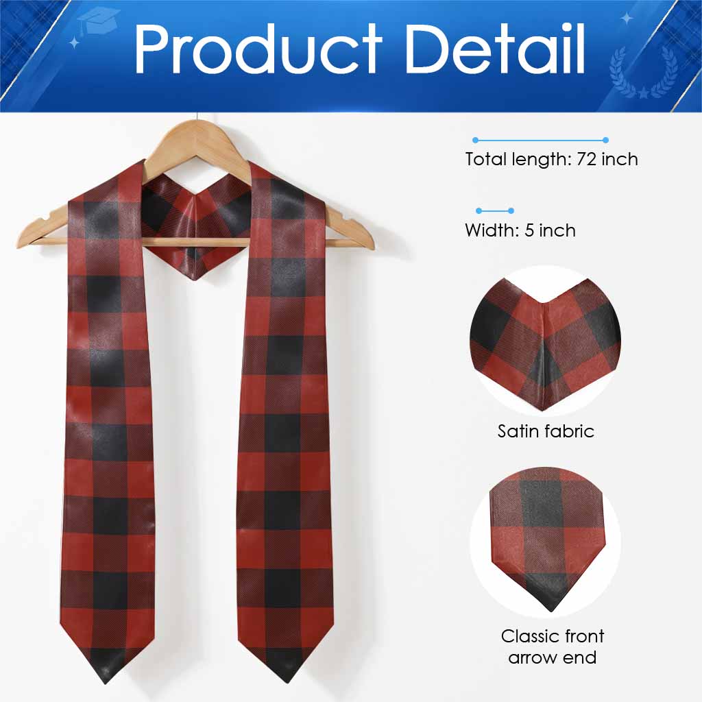 Rob Roy Macgregor Tartan Graduation Stole - Tartan Vibes Clothing