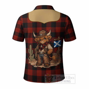 Rob Roy Macgregor Tartan Polo Shirt Wee Coo Cowboy Cute Style