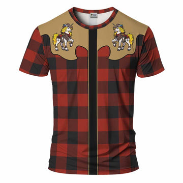 Rob Roy Macgregor Tartan T-Shirt Rodeo Unicorn Retro Style