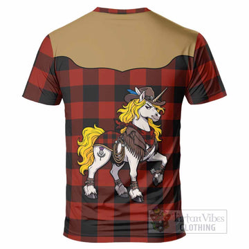 Rob Roy Macgregor Tartan T-Shirt Rodeo Unicorn Retro Style