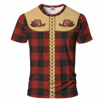 Rob Roy Macgregor Tartan T-Shirt Wee Coo Cowboy Cute Style