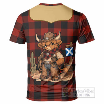 Rob Roy Macgregor Tartan T-Shirt Wee Coo Cowboy Cute Style