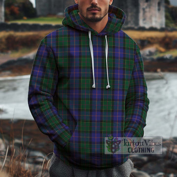 Robb Tartan Cotton Hoodie Pullover Hoodie XS - Tartan Vibes Clothing