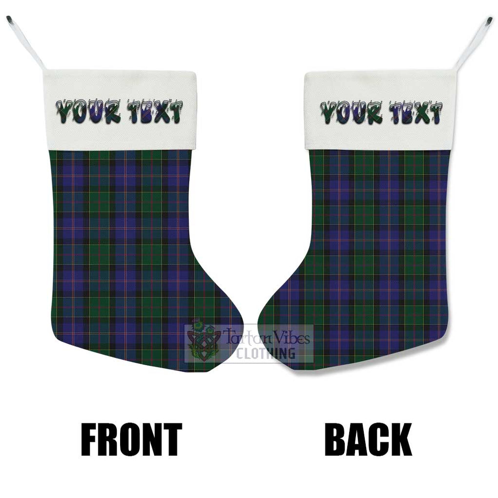 Tartan Vibes Clothing Robb Tartan Christmas Stocking with Personalized Text