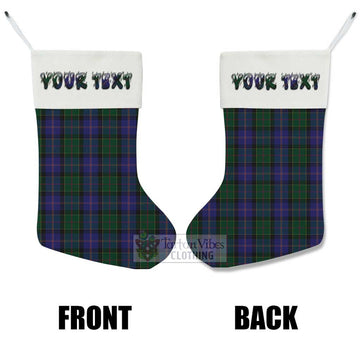 Tartan Vibes Clothing Robb Tartan Christmas Stocking with Personalized Text