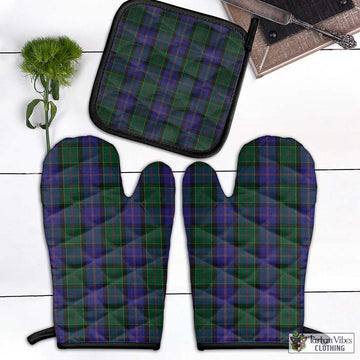 Robb Tartan Combo Oven Mitt & Pot-Holder Combo 1 Oven Mitt & 1 Pot-Holder Black - Tartan Vibes Clothing