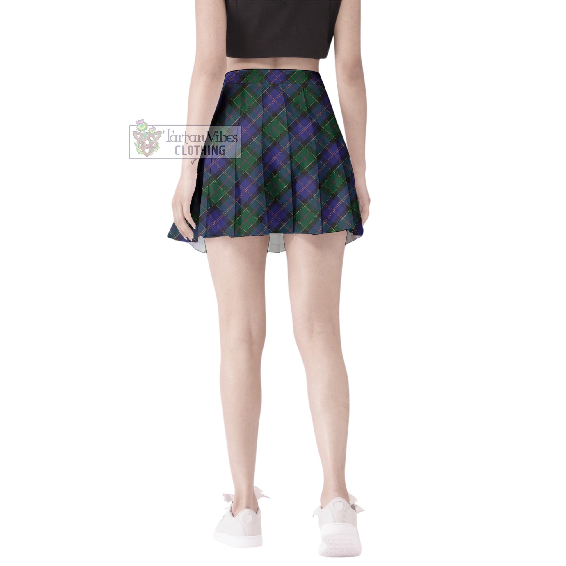 Tartan Vibes Clothing Robb Tartan Women's Plated Mini Skirt