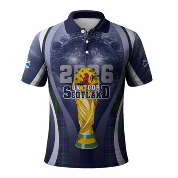 Robb Scotland Football Tartan Polo Shirt Scotland On Tour Trophy Style