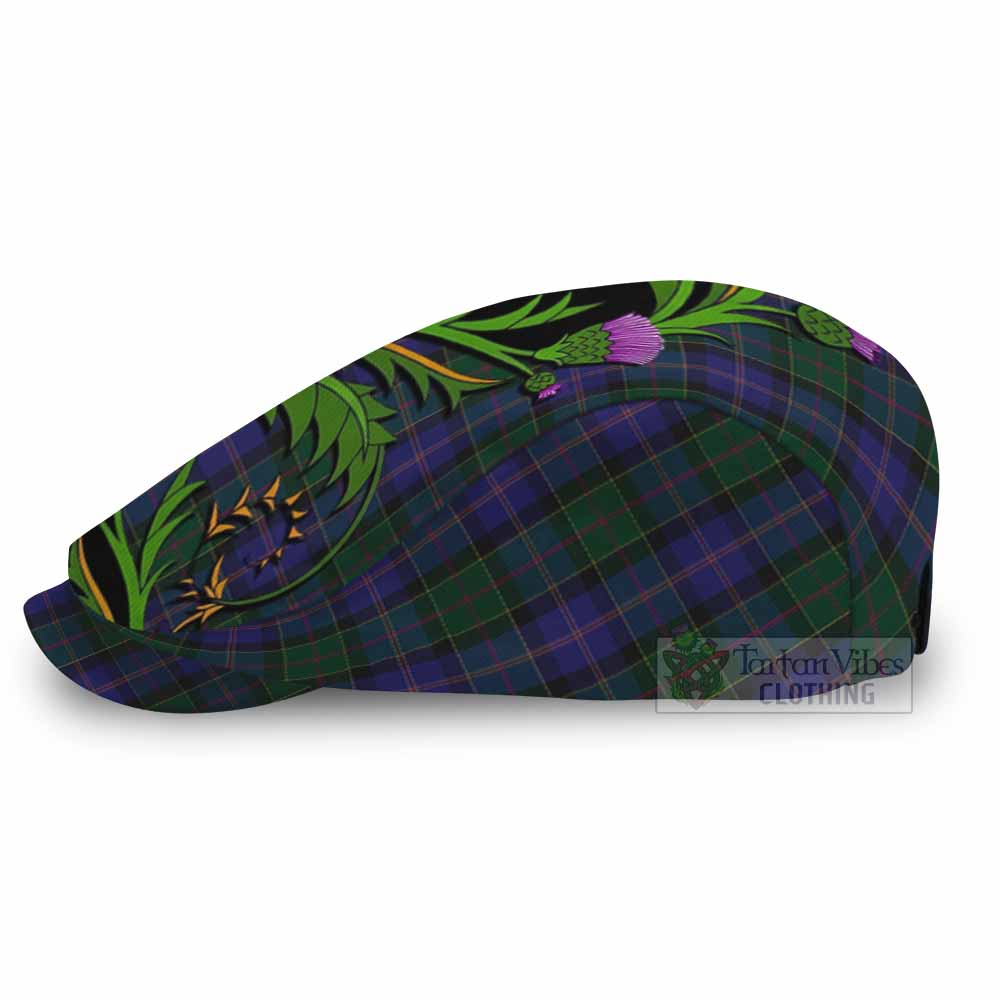 Robb Tartan Flat Cap, Jeff Cap Scottish Thistle Pride Heritage Art - Tartan Vibes Clothing