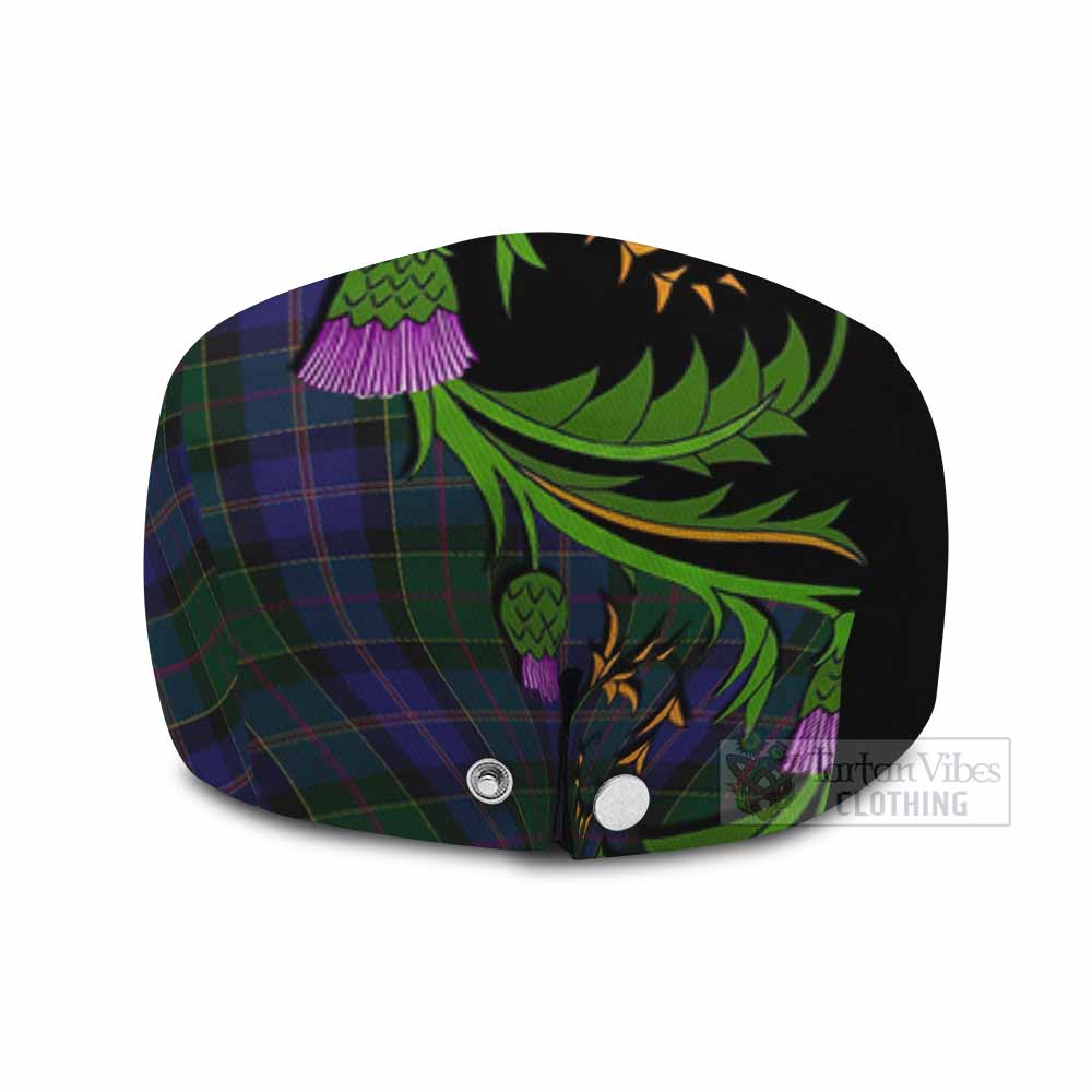 Robb Tartan Flat Cap, Jeff Cap Scottish Thistle Pride Heritage Art - Tartan Vibes Clothing