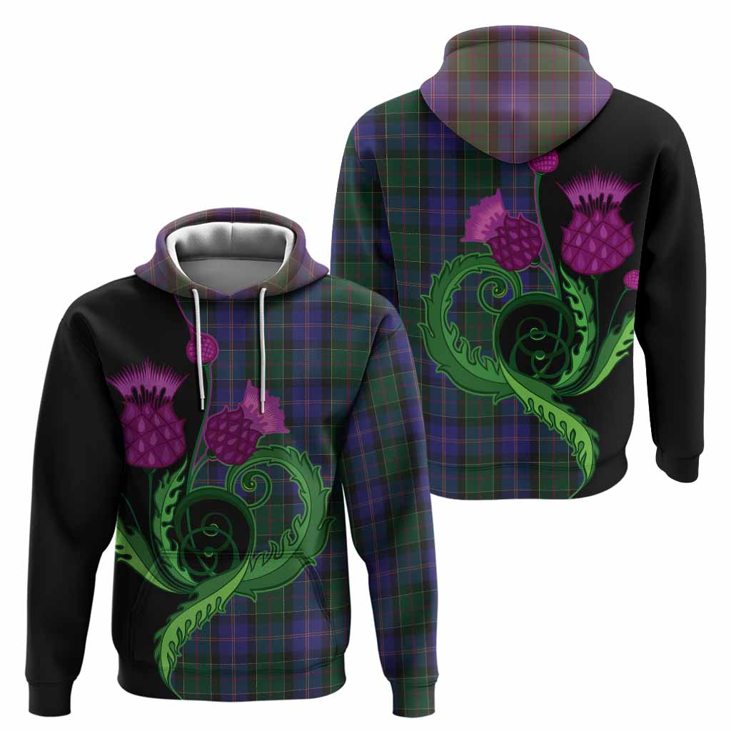 Robb Tartan Hoodie Traditional Scottish Thistle
