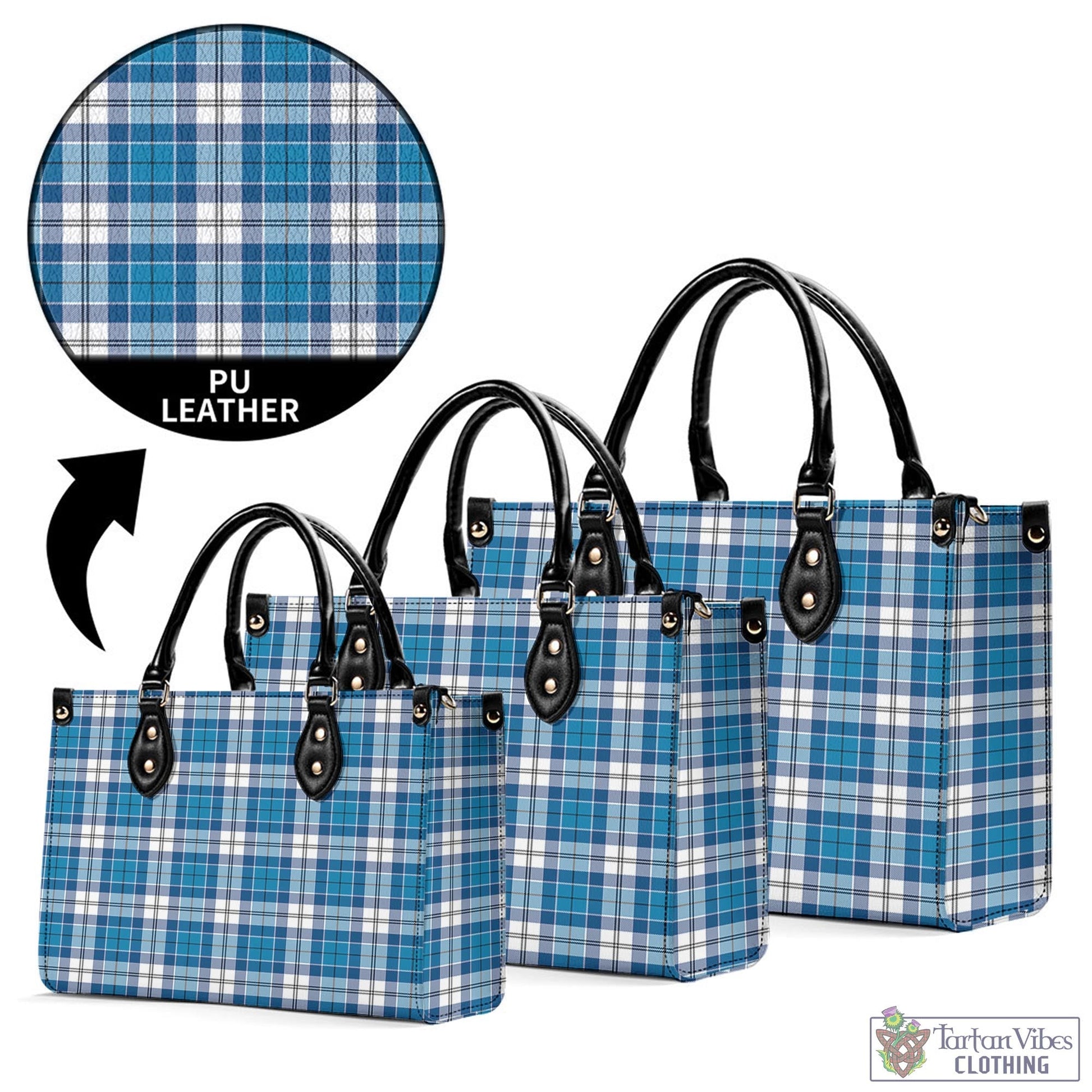 Roberton Tartan Luxury Leather Handbags - Tartan Vibes Clothing