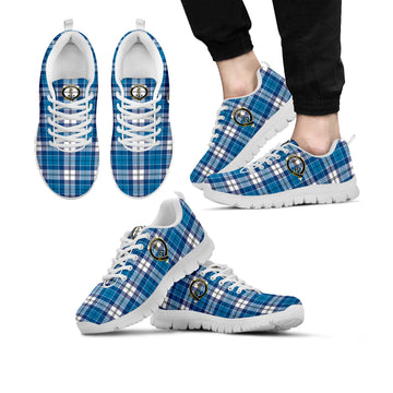 Roberton Tartan Sneakers with Family Crest