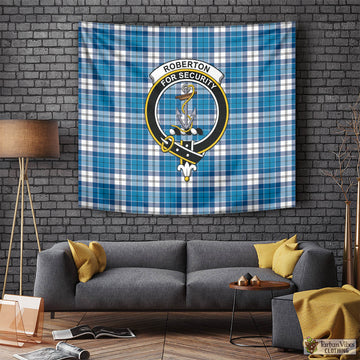 Roberton Tartan Tapestry Wall Hanging and Home Decor for Room with Family Crest Tapestry - Tartan Vibes Clothing