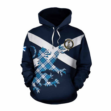 Roberton Tartan Lion Rampant Cotton Hoodie Proudly Display Your Heritage with Alba Gu Brath and Clan Name Pullover Hoodie XS - Tartan Vibes Clothing
