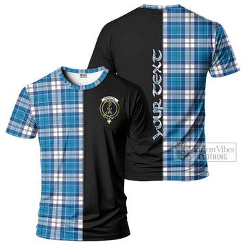 Roberton Tartan T-Shirt with Family Crest and Half Of Me Style Kid's Shirt - Tartan Vibes Clothing