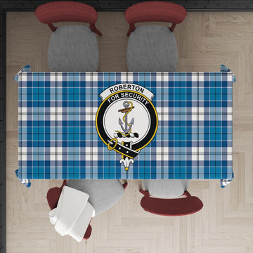 Roberton Tartan Tablecloth with Family Crest XL 57.1"x70.9"(145x180cm) - Tartan Vibes Clothing