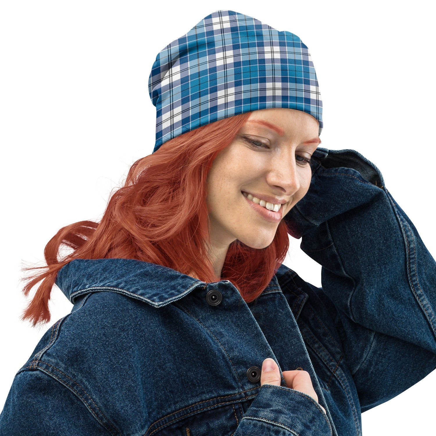 Roberton Tartan Beanies Hat Adult 10.8 × 11 inches - Tartan Vibes Clothing