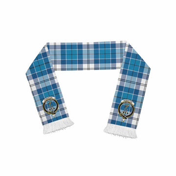 Tartan Vibes Clothing Roberton Tartan Ruffneck Scarf with Family Crest