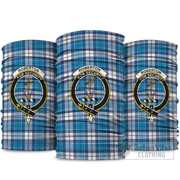 Roberton Tartan Neck Gaiters, Tartan Bandanas, Tartan Head Band with Family Crest package One Size - Tartan Vibes Clothing