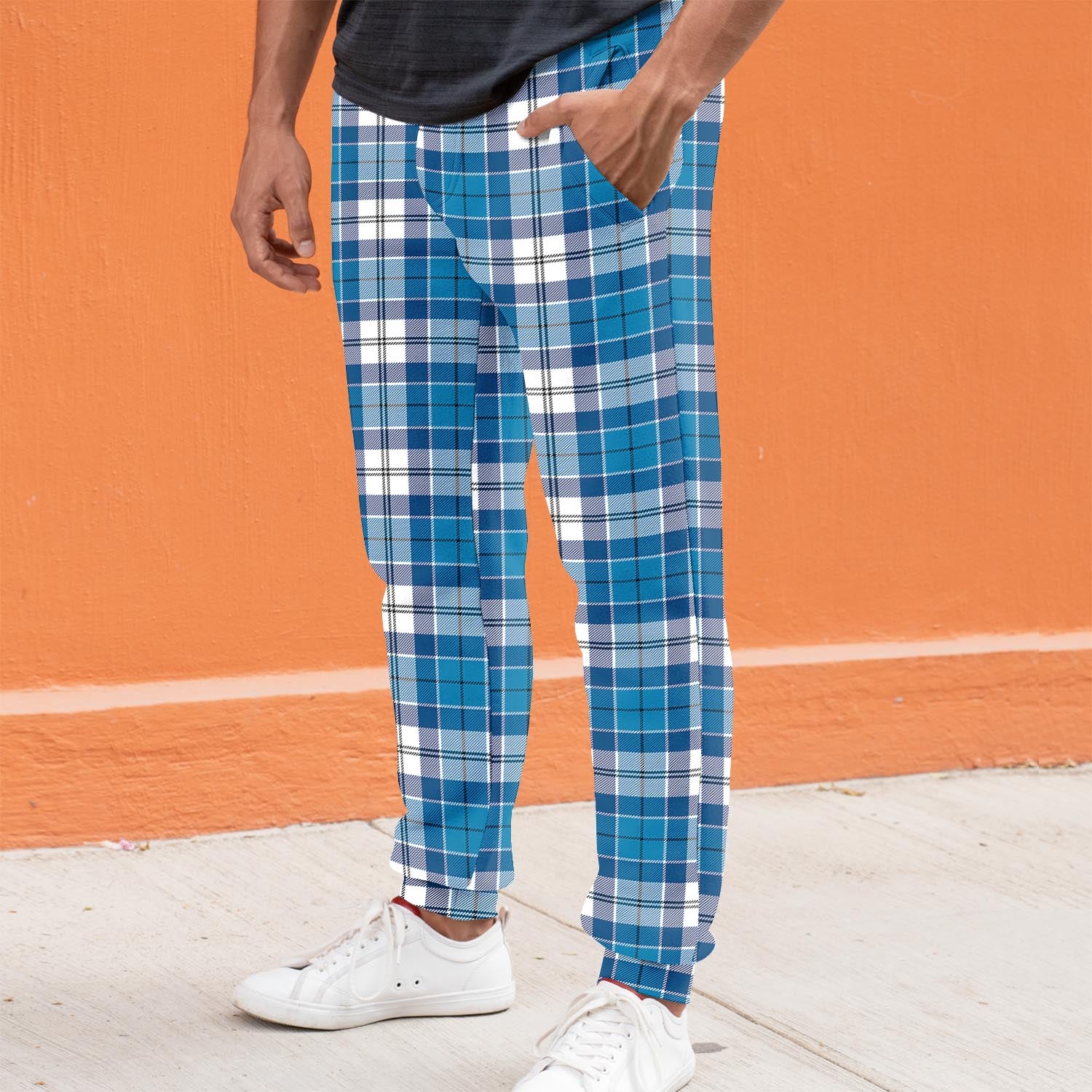 Roberton Tartan Joggers Pants S - Tartan Vibes Clothing