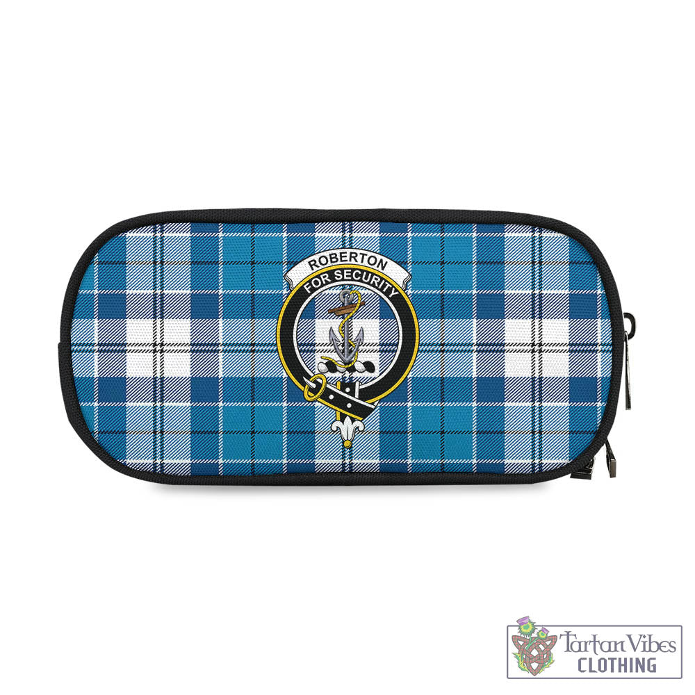 Roberton Tartan Pen and Pencil Case with Family Crest One Size 4.13*8.74 inch - Tartan Vibes Clothing