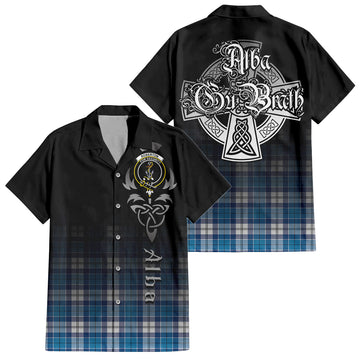 Roberton Tartan Hawaiian Shirt Shirt Featuring Alba Gu Brath Family Crest Celtic Inspired Kid - Tartan Vibes Clothing