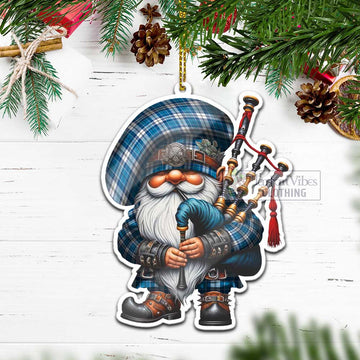Roberton Tartan Bagpiper Gnome Christmas Ornament - Tartan Vibes Clothing