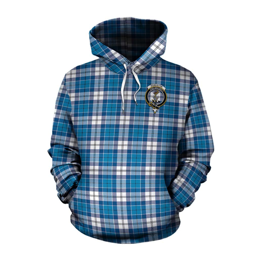 Roberton Tartan Cotton Hoodie with Family Crest Celtic Skull Style Pullover Hoodie XS - Tartan Vibes Clothing