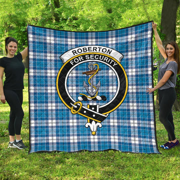 roberton-tartan-quilt-with-family-crest